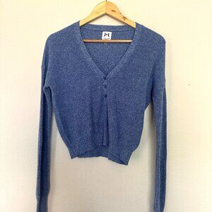 J+J Cropped Blue Sweater